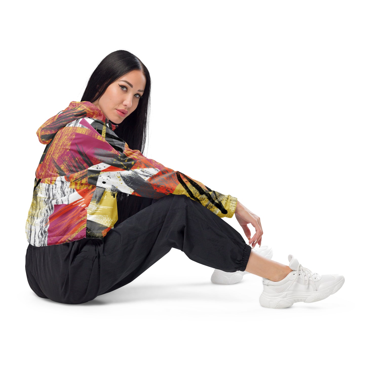Women’s cropped windbreaker