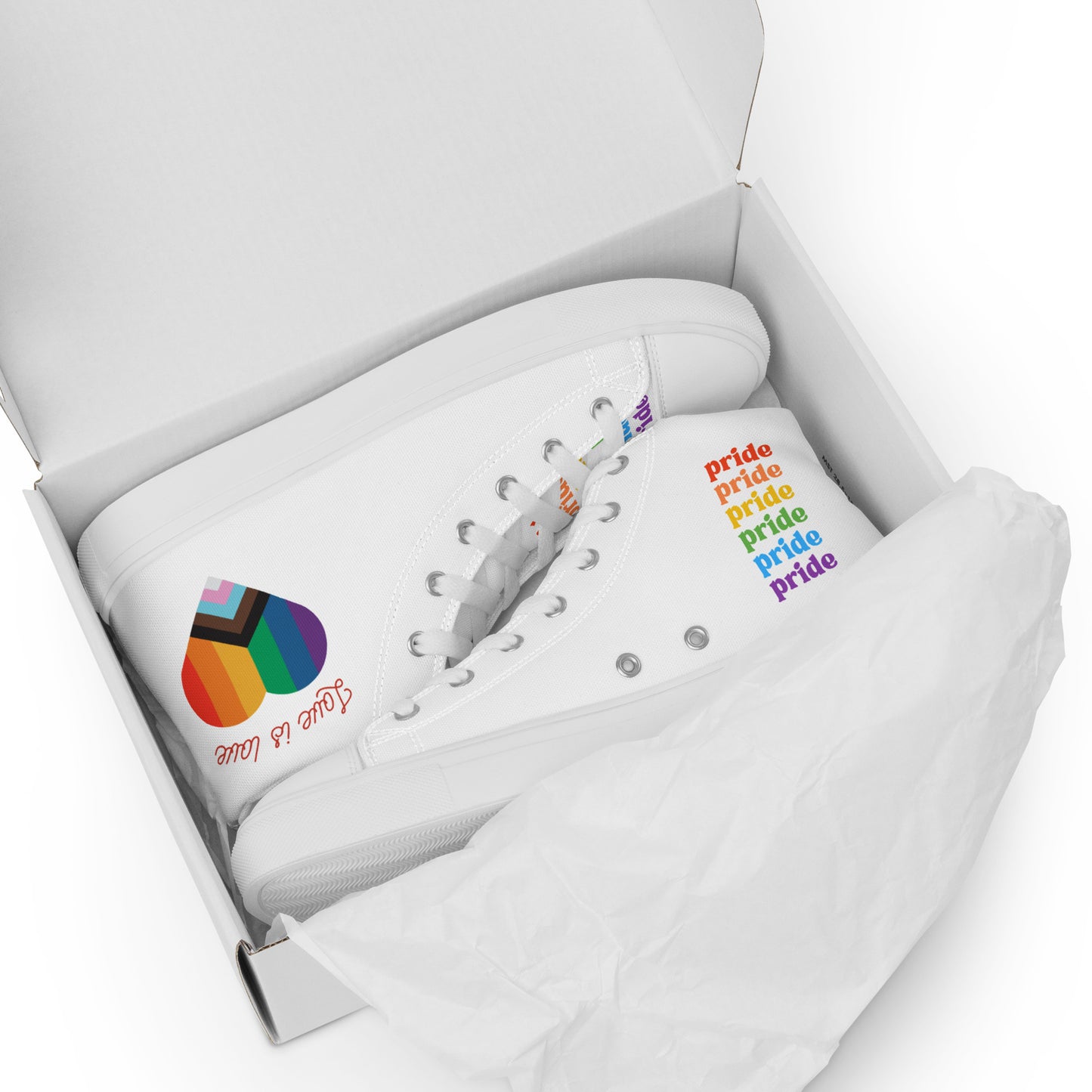 Women’s high top canvas shoes