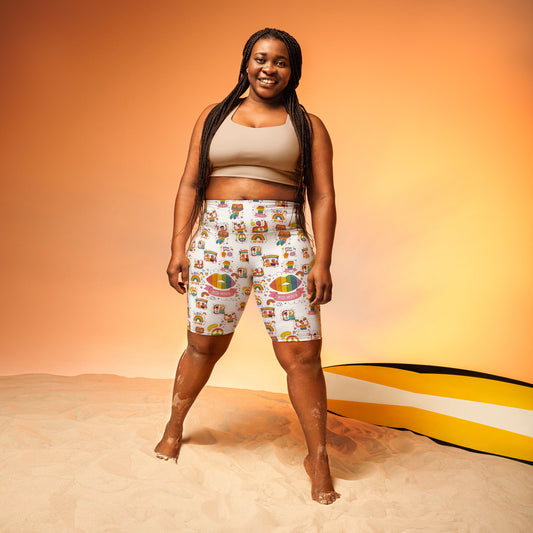 Swim/Biker Long Shorts