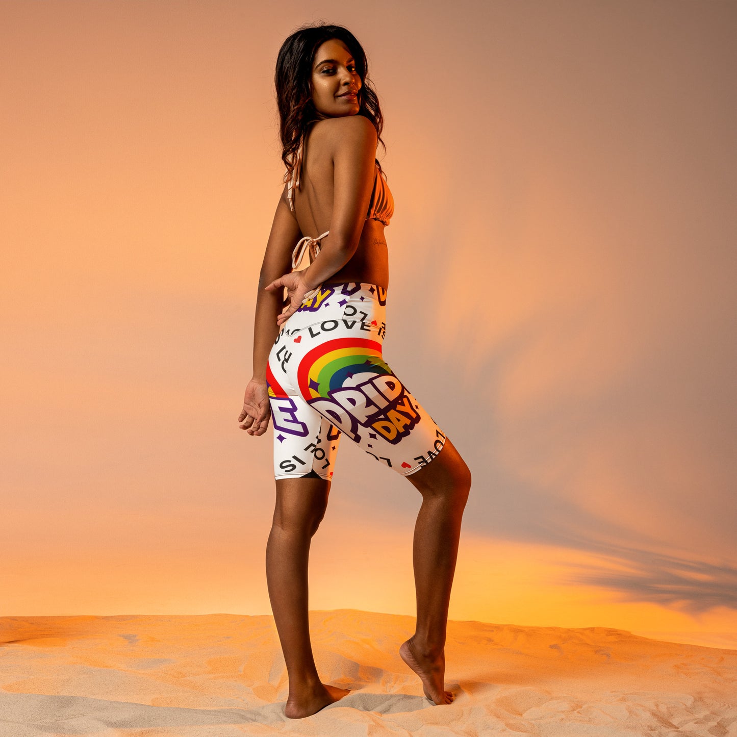 Swim/Biker Long Shorts