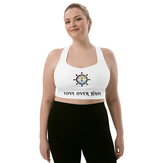 Longline Swimming Sports Bra