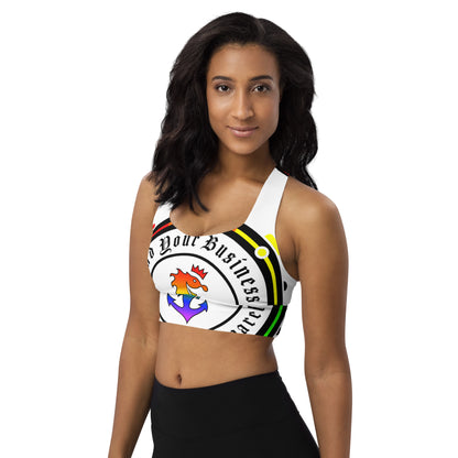 Longline Swimming Sports Bra