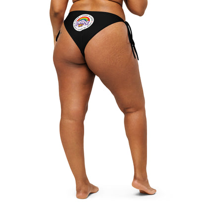 All-over print recycled string bikini bottom