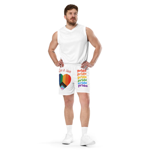Unisex mesh shorts