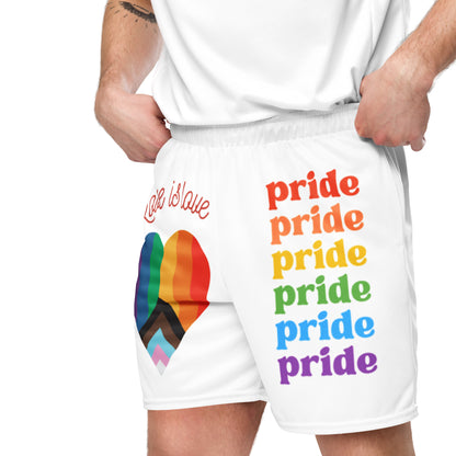 Unisex mesh shorts