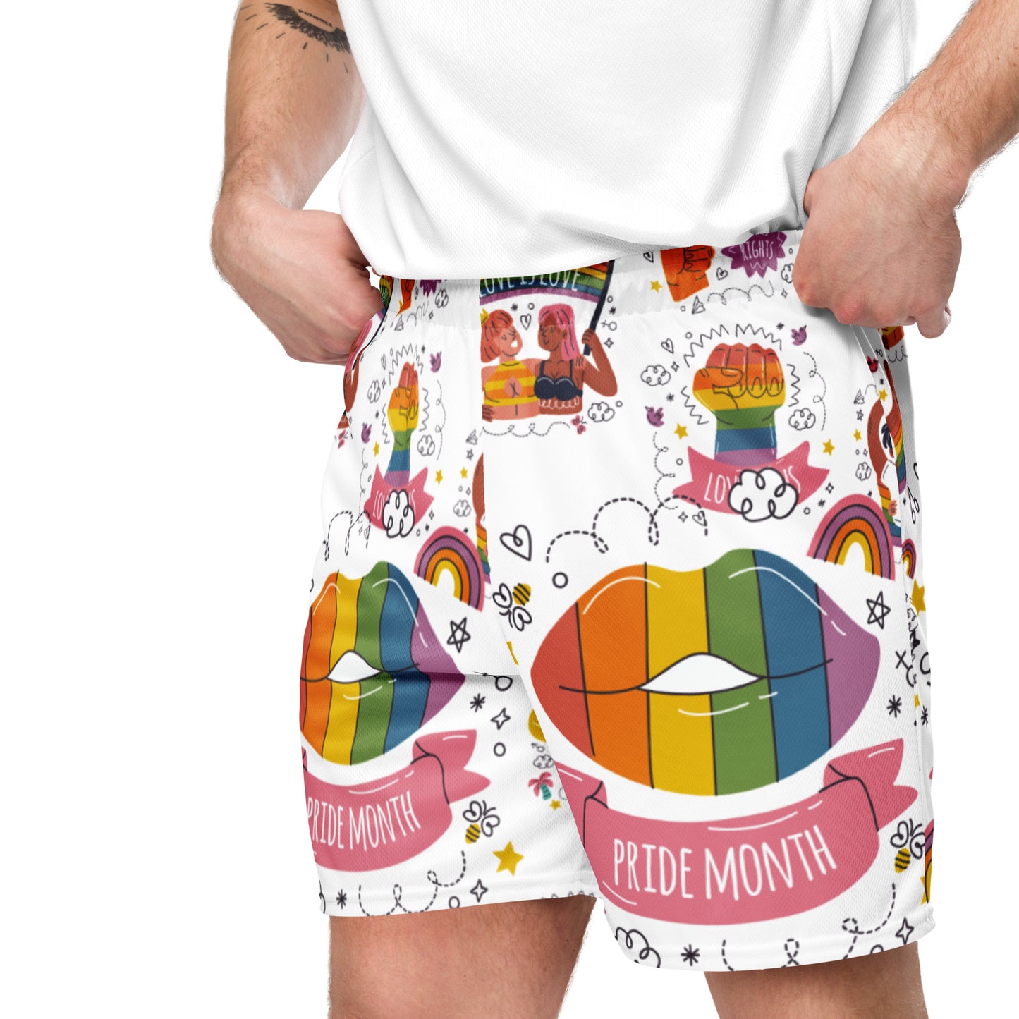 Unisex mesh shorts