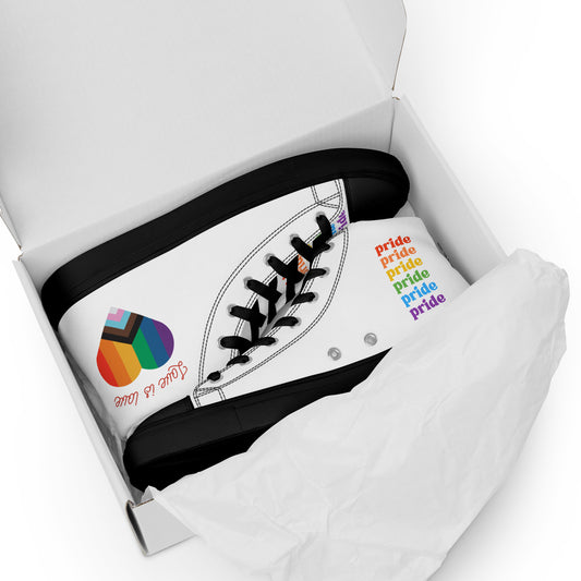 Women’s high top canvas shoes